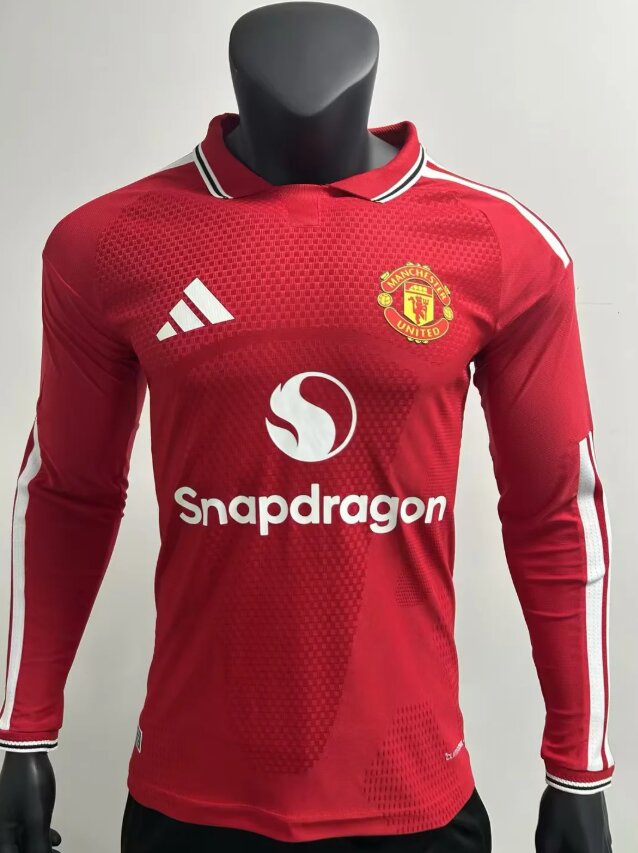 AAA Quality Manchester Utd 26/27 Home Leaked Long Jersey(Player)